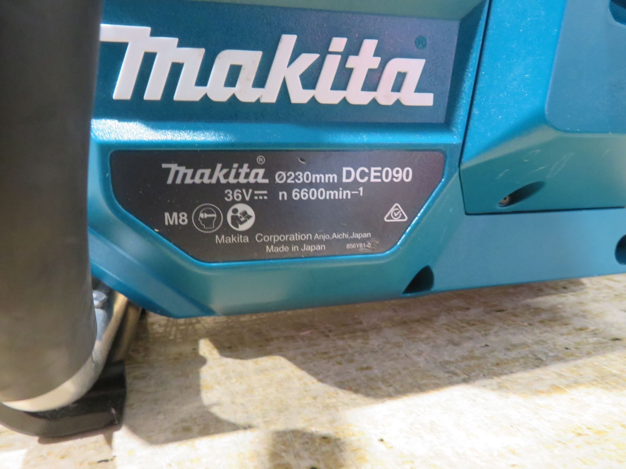 Makita 18Vx2 BL 9 inch POWER CUTTER skin Ex Demo