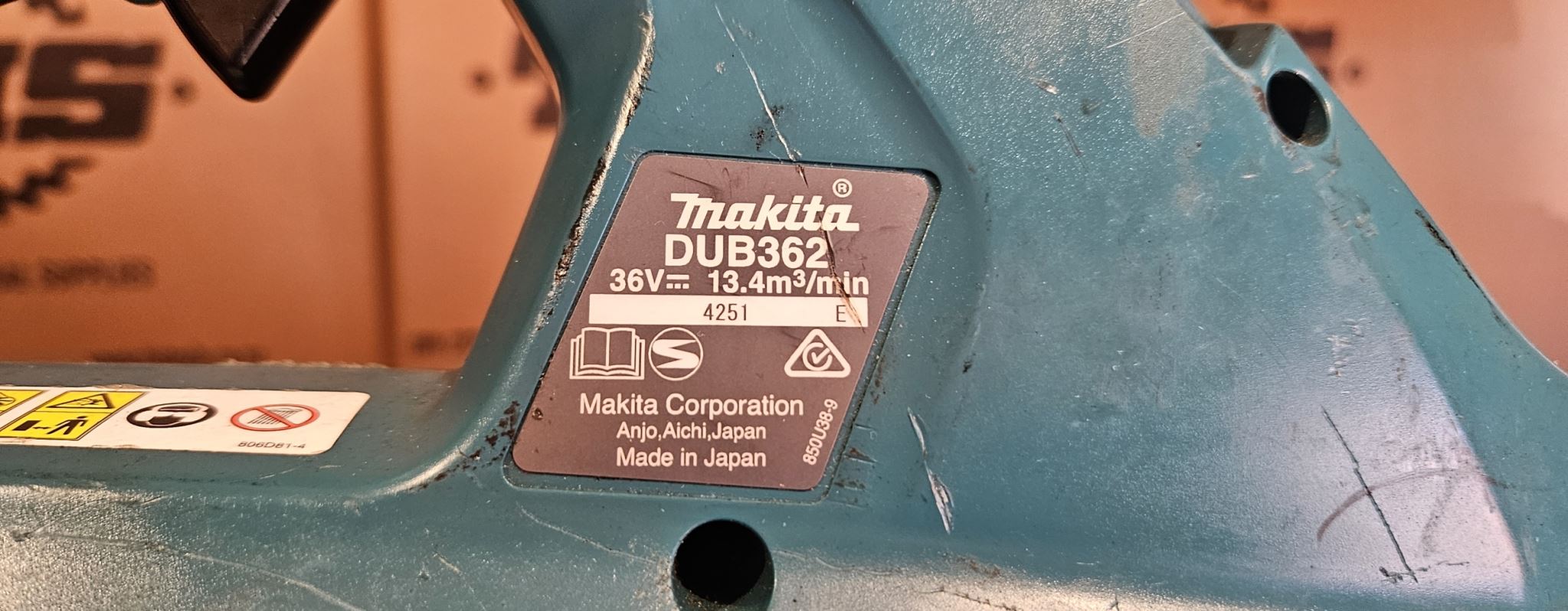 Makita EX DEMO 18Vx2 36V LXT Brushless Blower