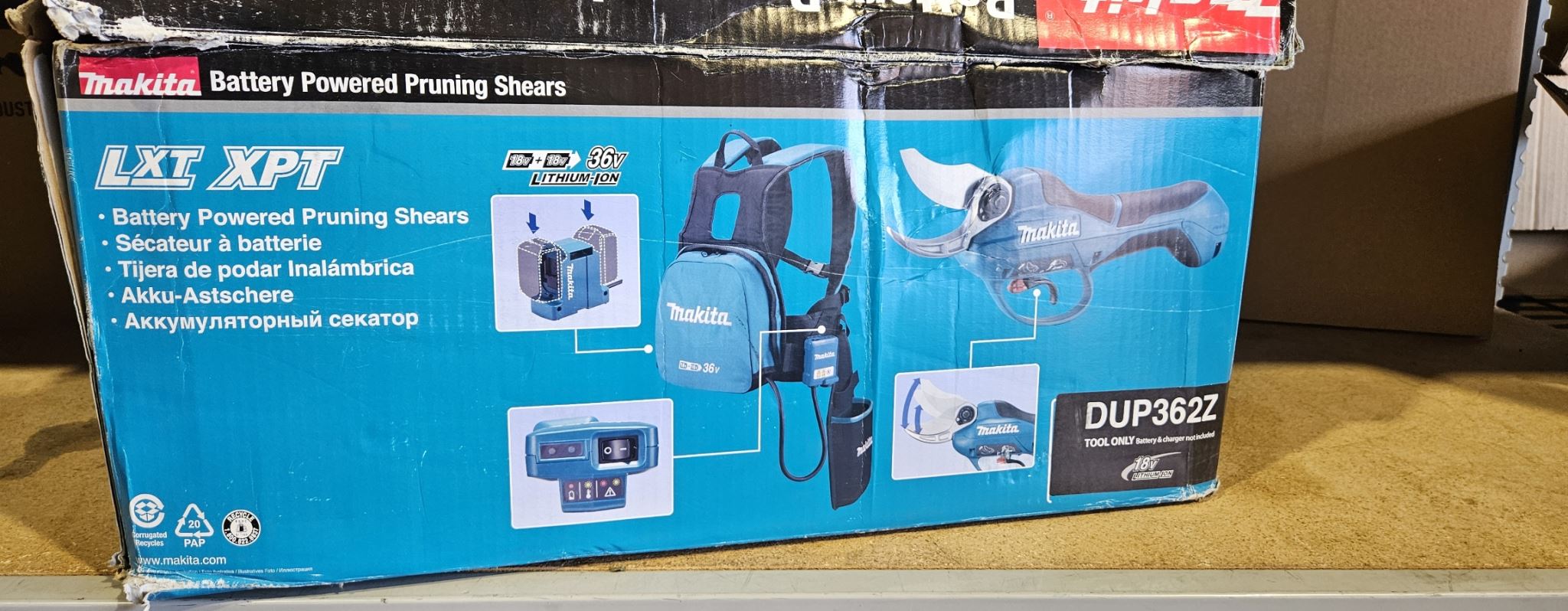 Makita 18Vx2 BL LXT PRUNING SHEAR Ex Demo