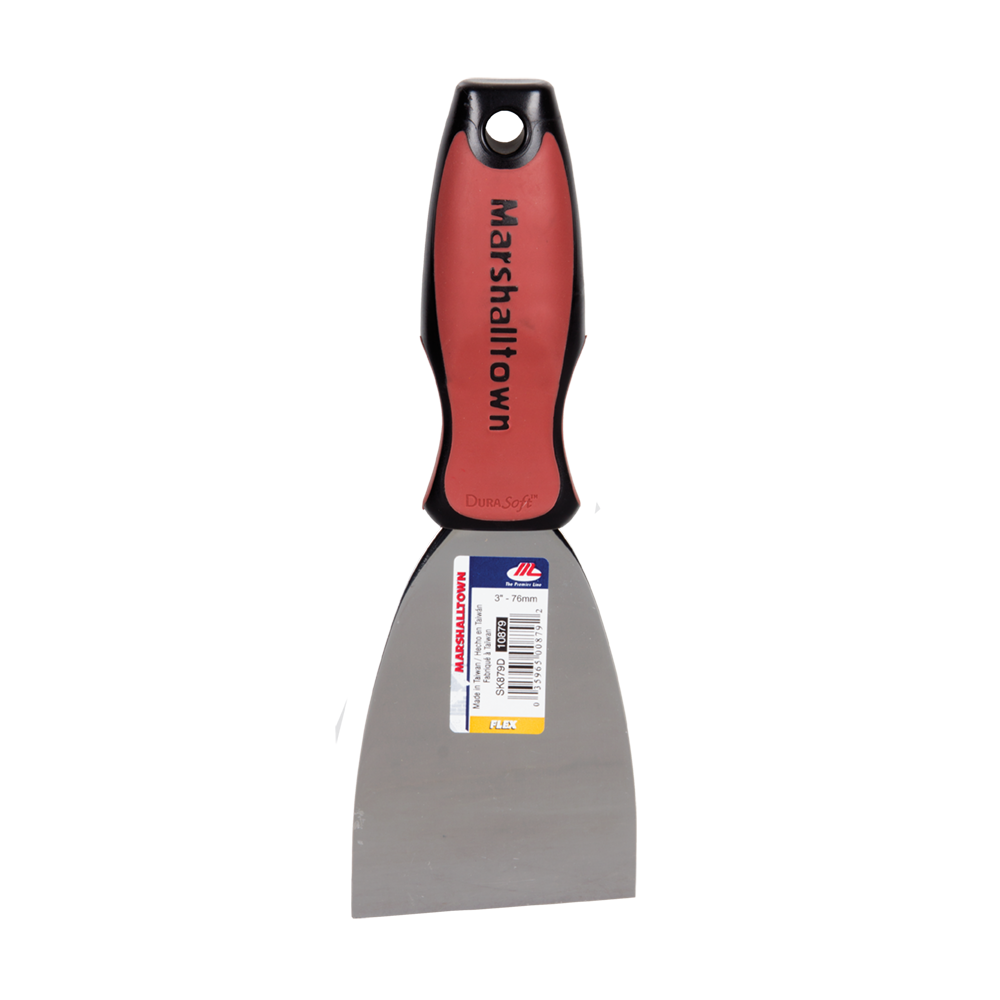 MARSHALLTOWN #SK879D 75mm CARBON STEEL FLEX PUTTY KNIFE-DURASOFT