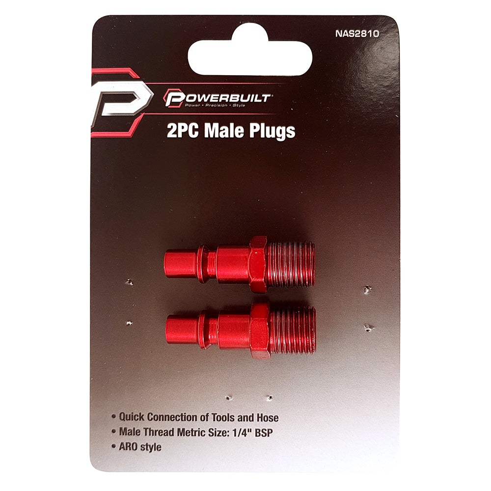 Powerbuilt 2Pc Male Aro Fittings