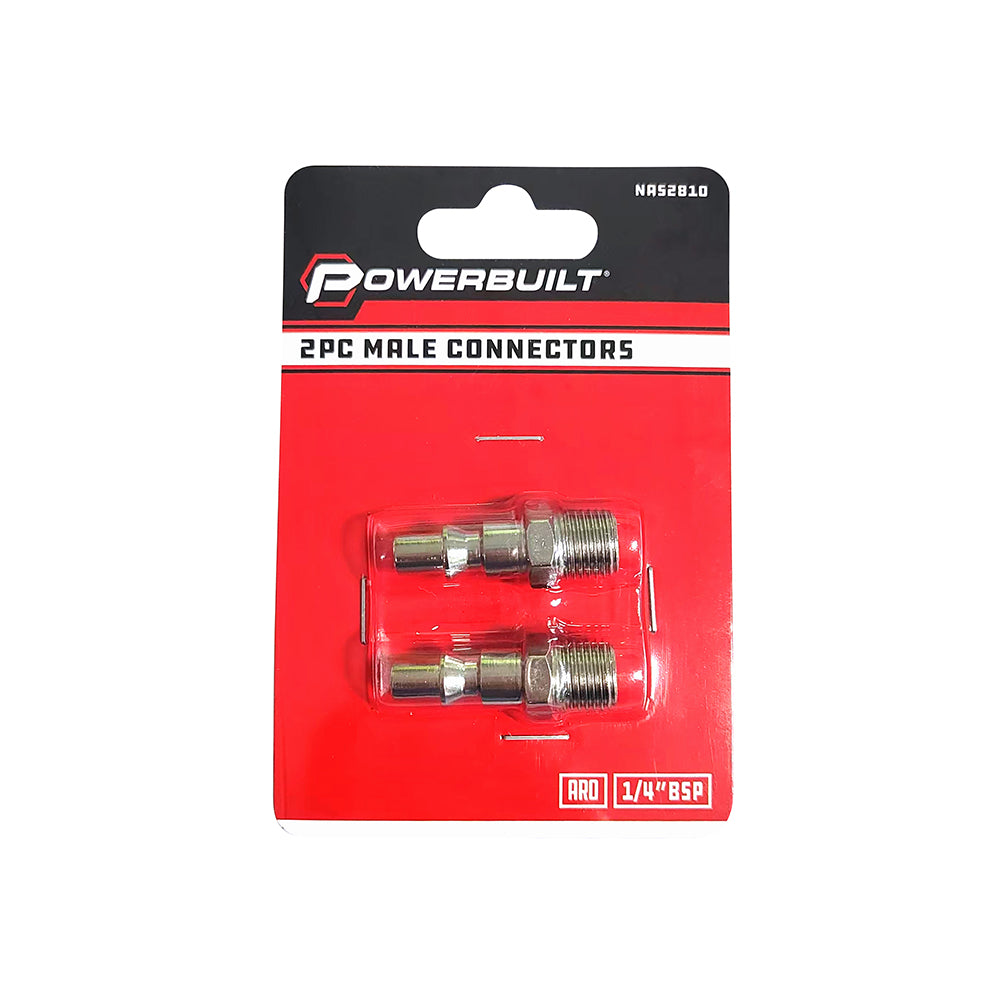 Powerbuilt 2Pc Male Aro Fittings