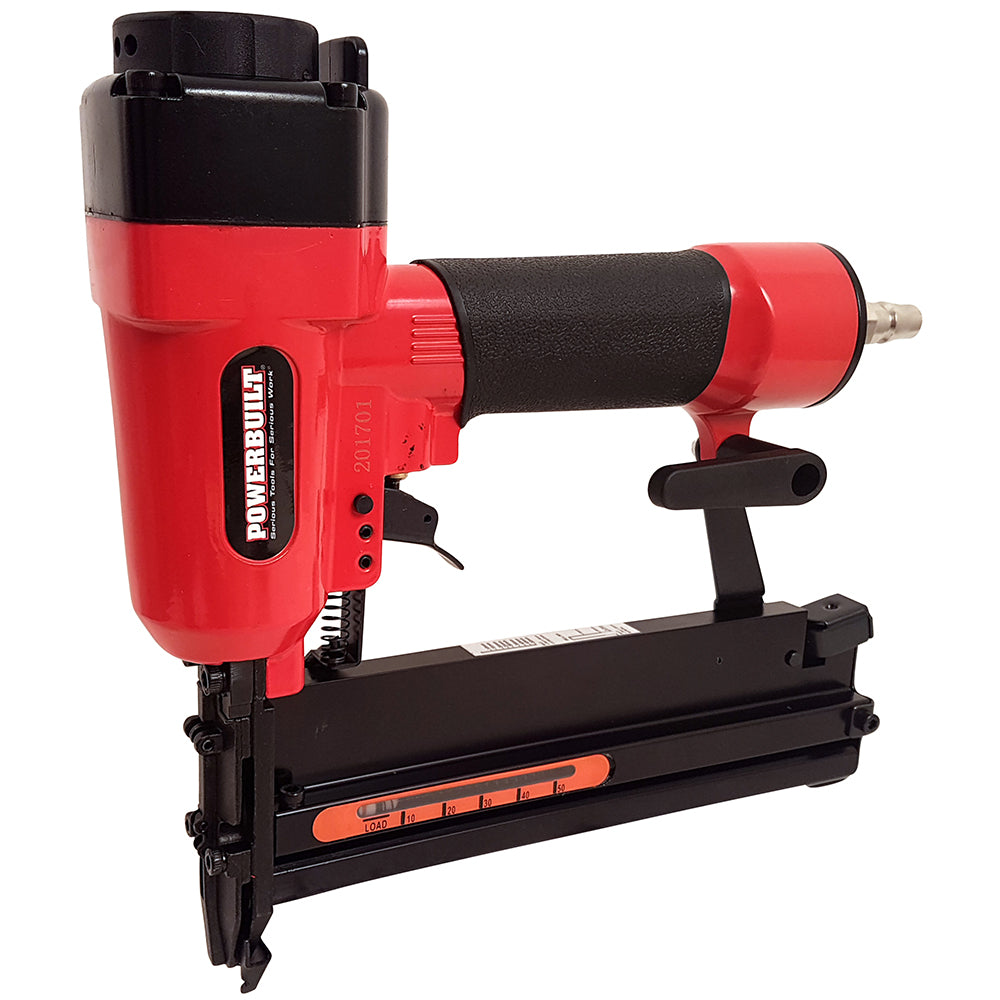 Powerbuilt 18 Gauge 2 in 1 Brad Nailer & Stapler