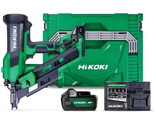 HIKOKI 18V SPEED SERIES HIGH VOLUME FRAMING NAILER KIT