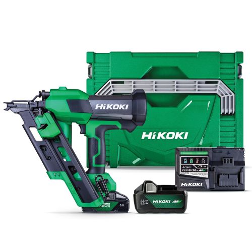 HIKOKI 18V SPEED SERIES HIGH VOLUME FRAMING NAILER KIT
