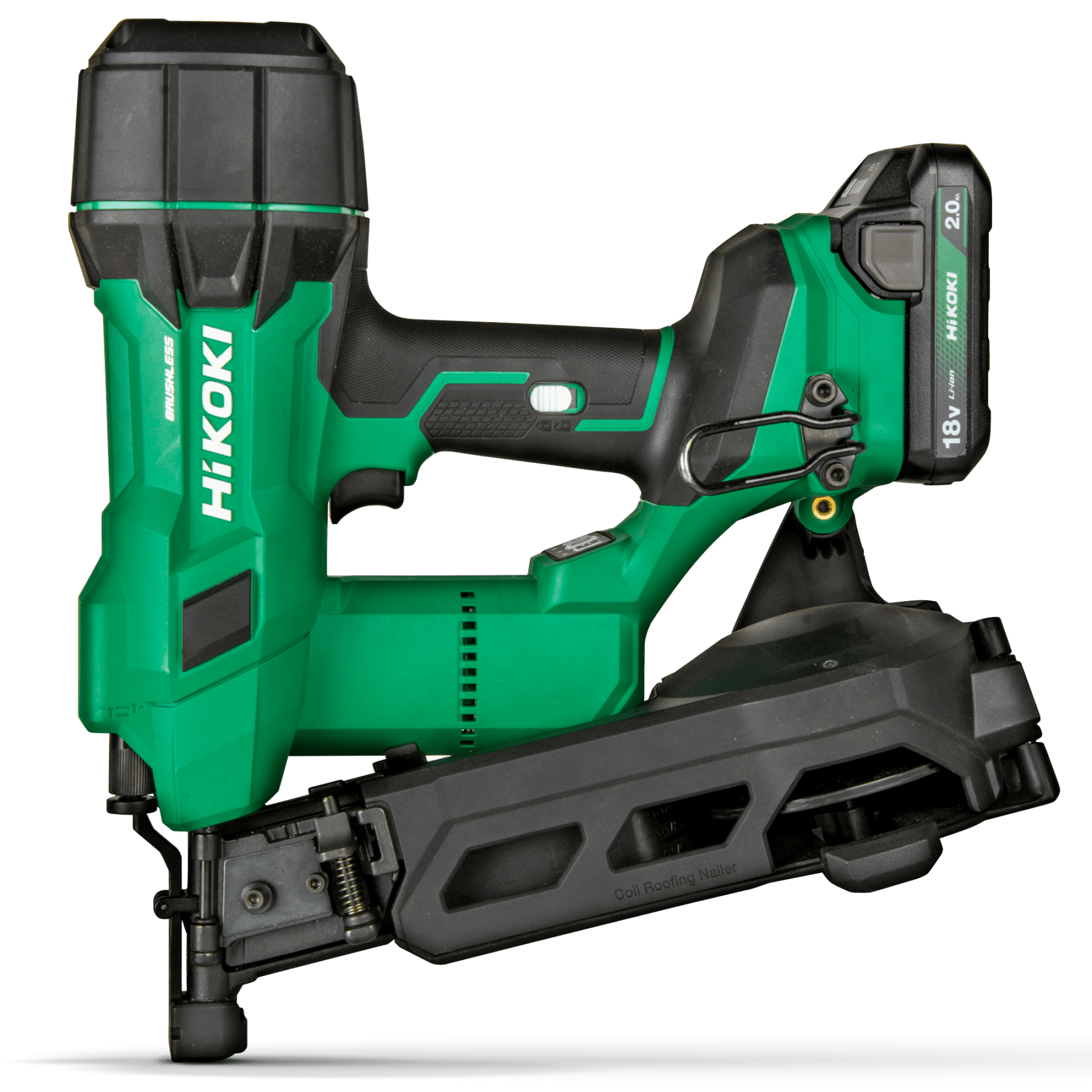 HiKOKI 18V Gasless 45mm Coil Roofing Nailer Bare Tool