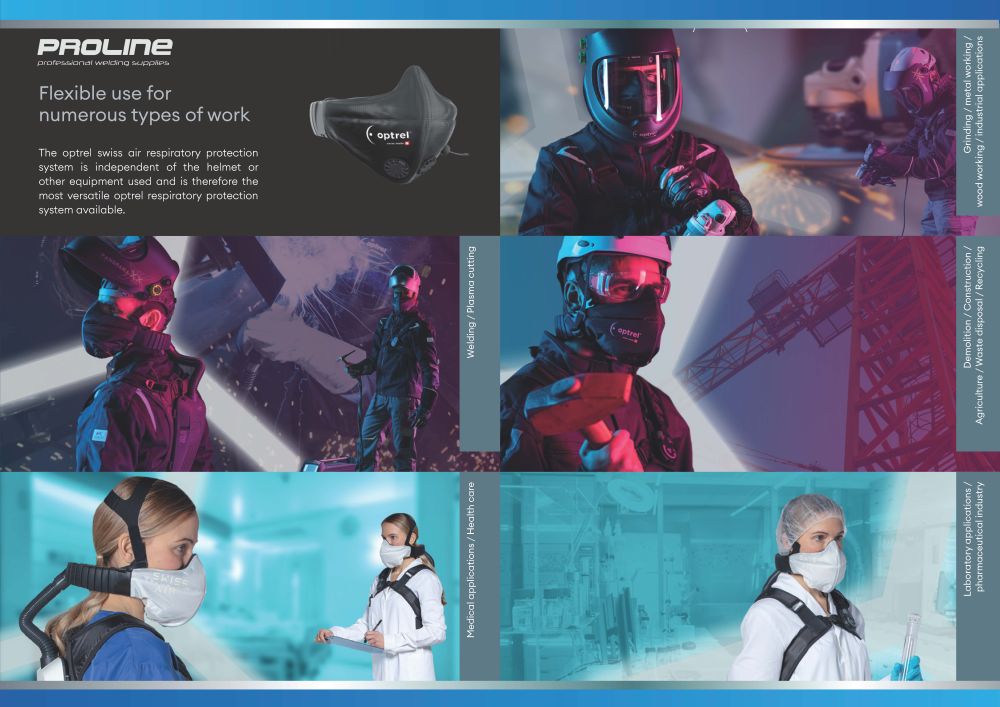Swiss Air - Powered air respirator system