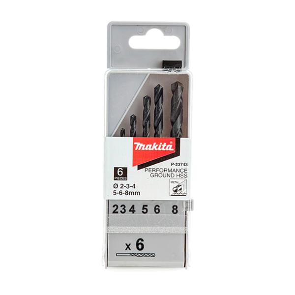 Makita DRILL BIT SET HSS 6pc