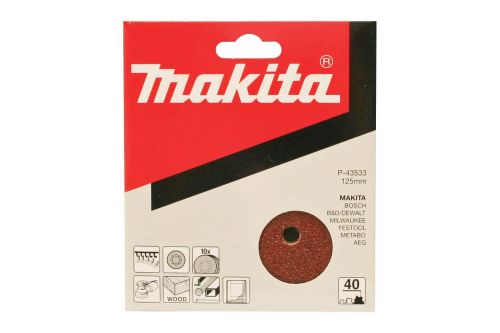 Makita VELC.DISC 40#125mm BO5030 PK10