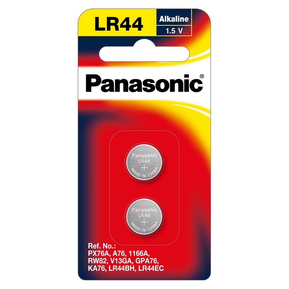 Panasonic 1.5V Lr44/A26 Button Battery 11.6mm X 5.4mm