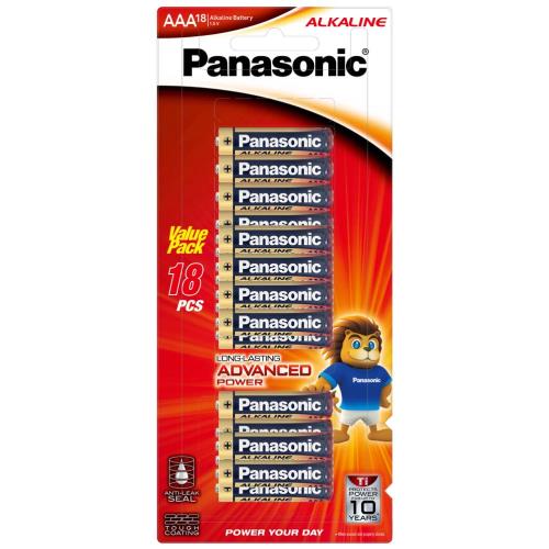 Panasonic AAA Battery Alkaline 18Pk