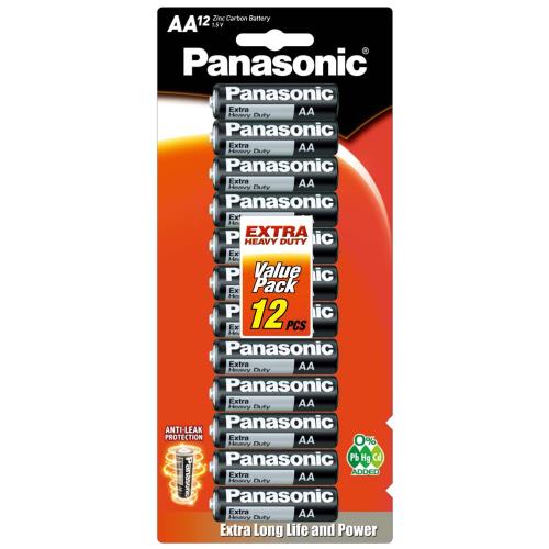 Panasonic Aa Battery Extra Heavy Duty 12Pk