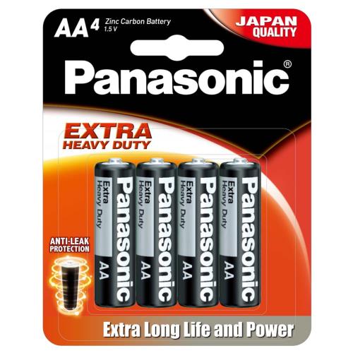 Panasonic Aa Battery Extra Heavy Duty 4Pk