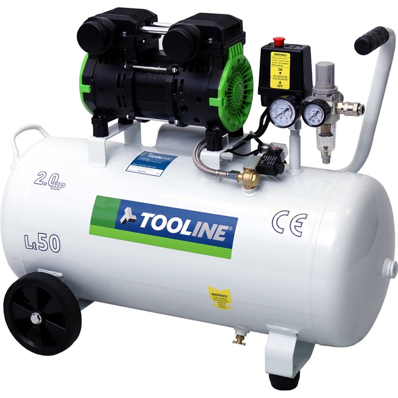 Tooline AC1551OL 50L Oilless Compressor