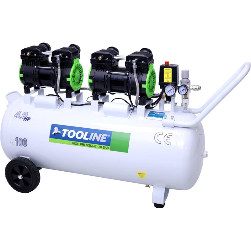 Tooline AC30100OL 100L Oilless Compressor