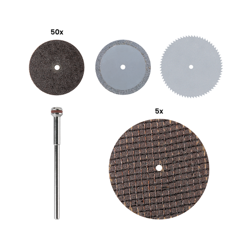 PG MINI 58pc Assorted Rotary Bit Set Cutting