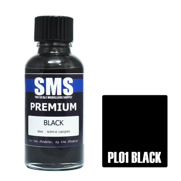 AIRBRUSH PAINT 30ML PREMIUM BLACK