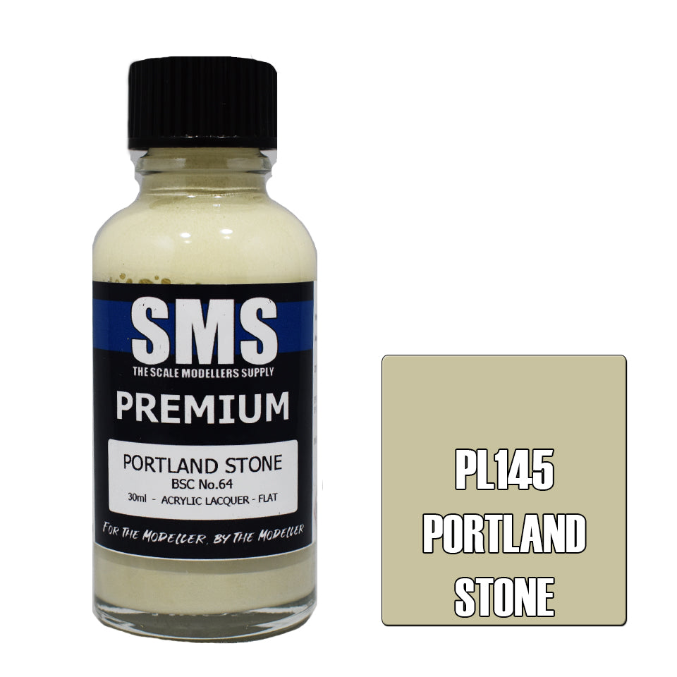 AIR BRUSH PAINT 30ML PREMIUM PORTLAND STONE ACRYLIC LACQUER SCALE MODELLERS SUPPLY