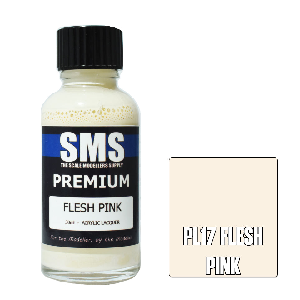 SMS Airbrush paint 30Ml Premium Flesh Pink Acrylic Lacquer Scale Modellers Supply