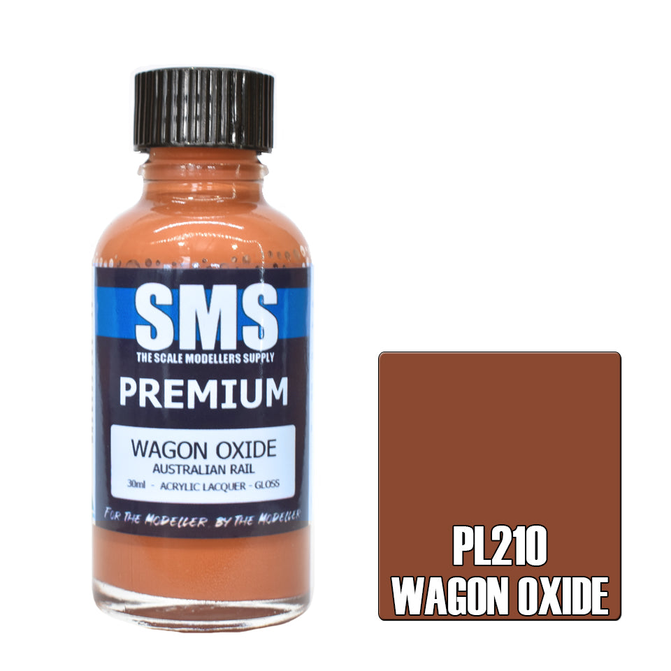 SMS Airbrush paint 30Ml Premium Wagon Oxide Acrylic Lacquer Scale Modellers Supply