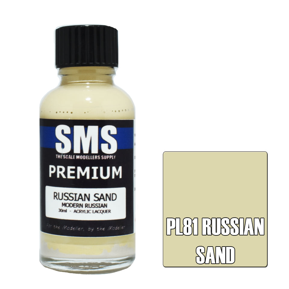 AIR BRUSH PAINT 30ML PREMIUM RUSSIAN SAND ACRYLIC LACQUER SCALE MODELLERS SUPPLY