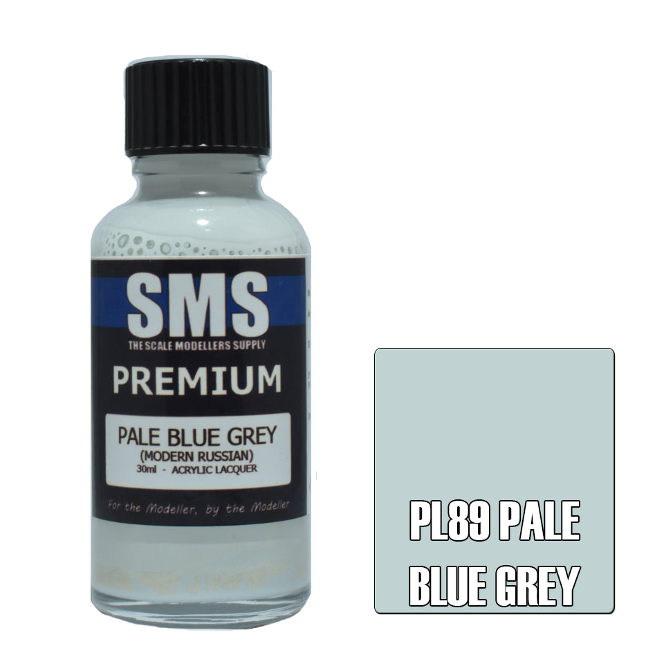SMS Airbrush paint 30Ml Premium Pale Blue Grey Acrylic Lacquer Scale Modellers Supply