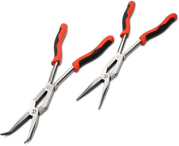 Crescent 2PC LONG REACH STRAIGHT AND BENT PLIERS SET