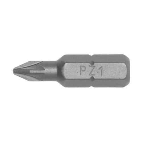 10PC 1/4IN HEX PZ1 BIT X 25MM L