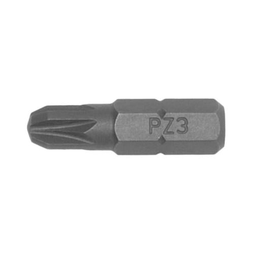 10PC 1/4IN HEX PZ3 BIT X 25MM L