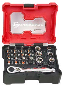 Powerbuilt 1/4 inch Dr 23Pc Metric Socket And Bit Set