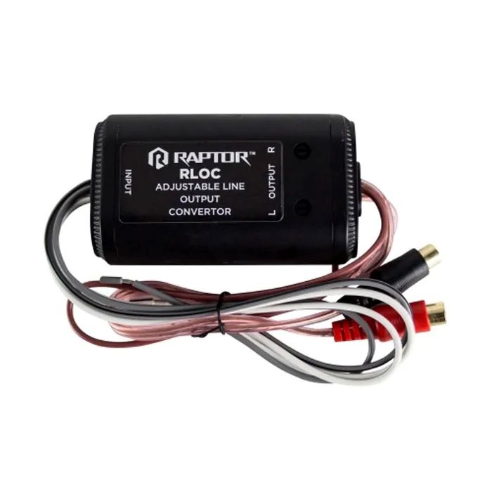 Raptor 2 Ch Rca Line Output Convertor 30W