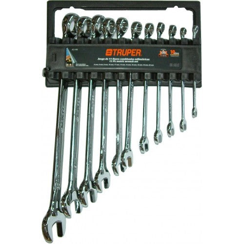 Truper Combination Wrench Set - Metric 11-pce