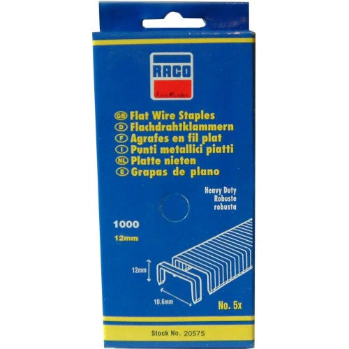 Raco Staples Gun Staples 1000-pce #RT20/575 12mm