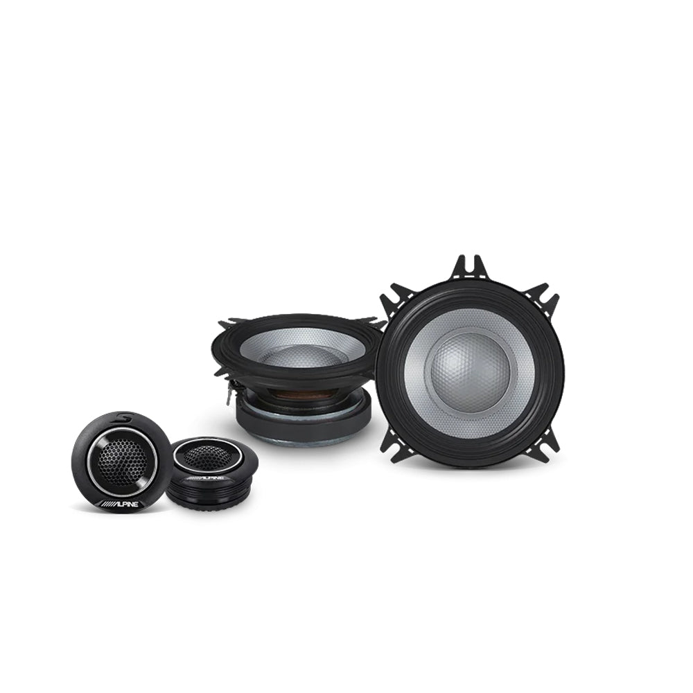 ALPINE S2 SERIES 4" COMPONENT SPEAKER 2-WAY 45W RMS PAIR