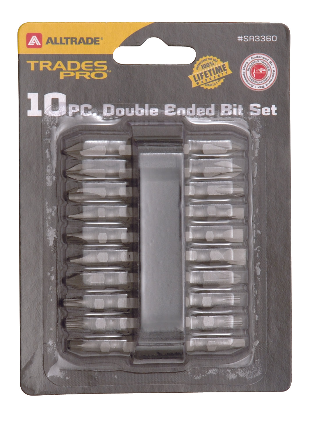 Trades Pro Double Ended Bit Set 10Pc