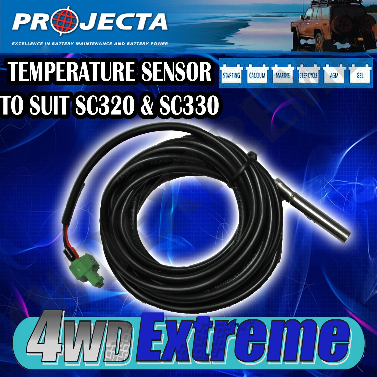 Projecta Solar Controller Temperature Sensor