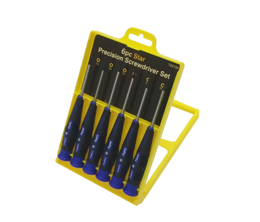 AmPro T32155 Precision Torx Screwdriver Set 6pc