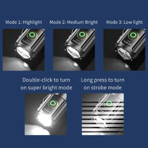 SKYFIRE 1175 FLASHLIGHT TORCH IP54 1160 LUMENS