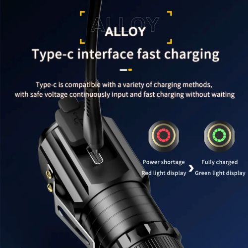 SKYFIRE 1175 FLASHLIGHT TORCH IP54 1160 LUMENS