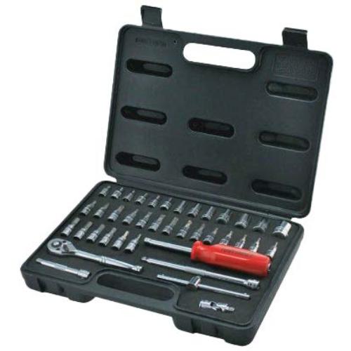 Powerbuilt 1/4Dr 39Pc Metric Socket Set