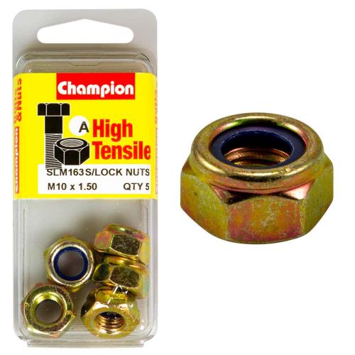 Champion Nyloc Nut M10 X 1.50 A - Gr8.8