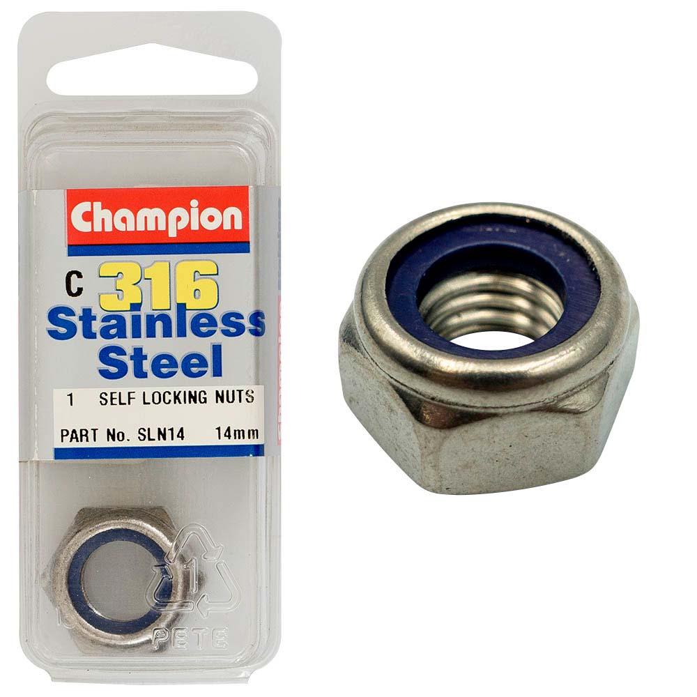 Champion 316/A4 M14 Self Locking Nut C