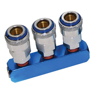 Thb Manifold 3 Way Single Action Coupler