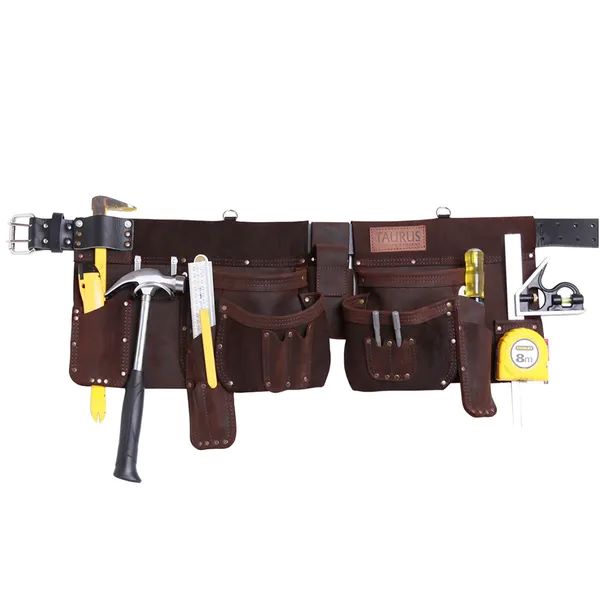 TAURUS LEATHER HEAVY DUTY SUPER YANKEE APRON R/H BROWN