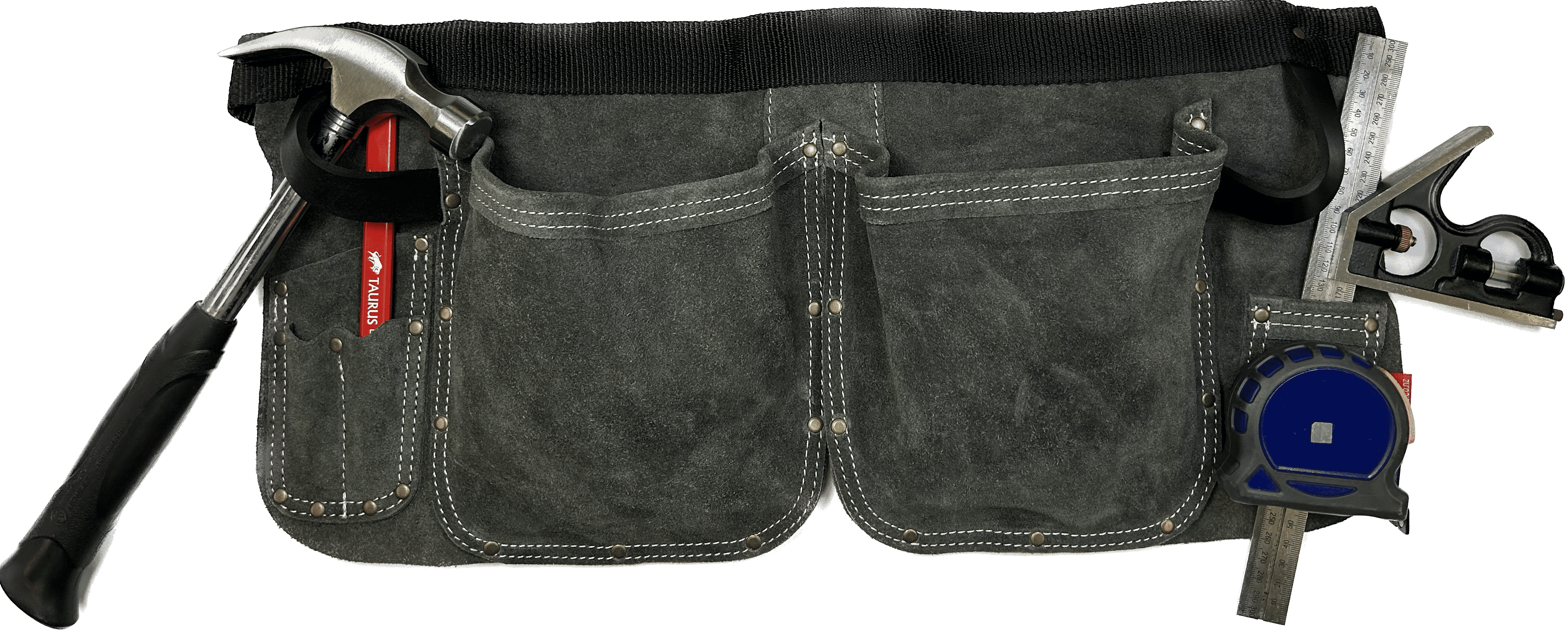 Taurus Suede Split Leg 2+2 Pocket Apron