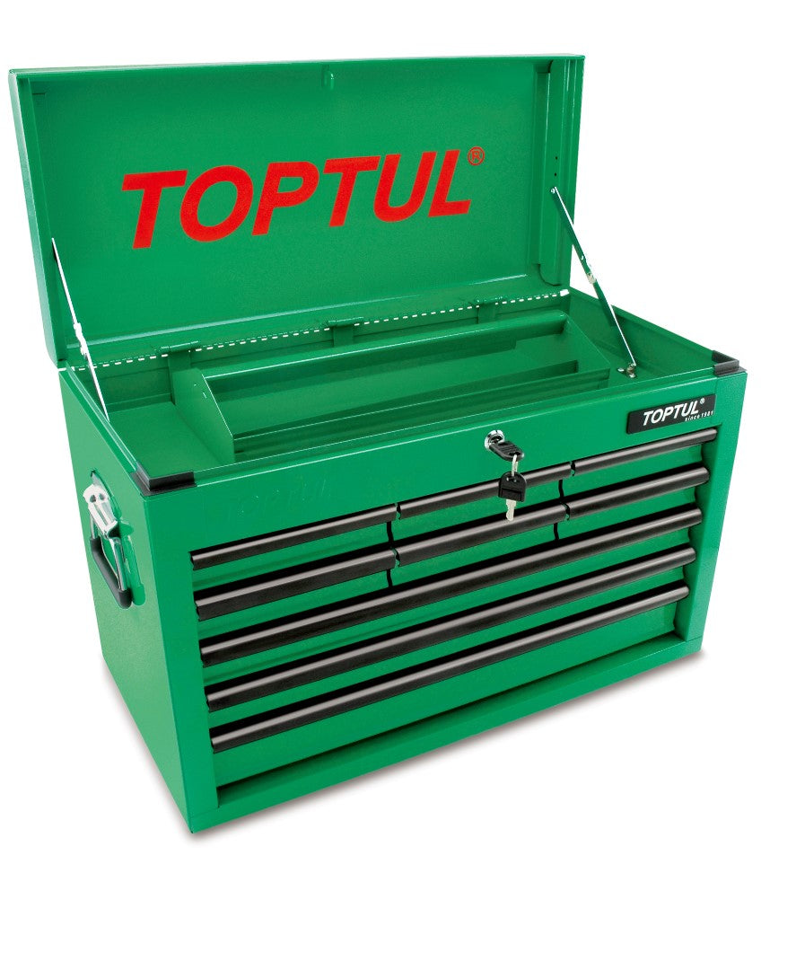 Tool Chest 9 Draw GREEN Top Box