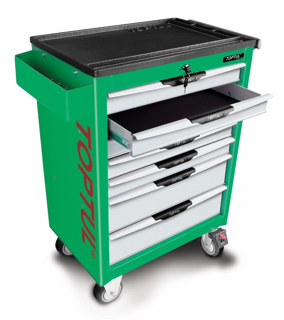 Toptul TOOL TROLLEY 7 DRAWER GREEN