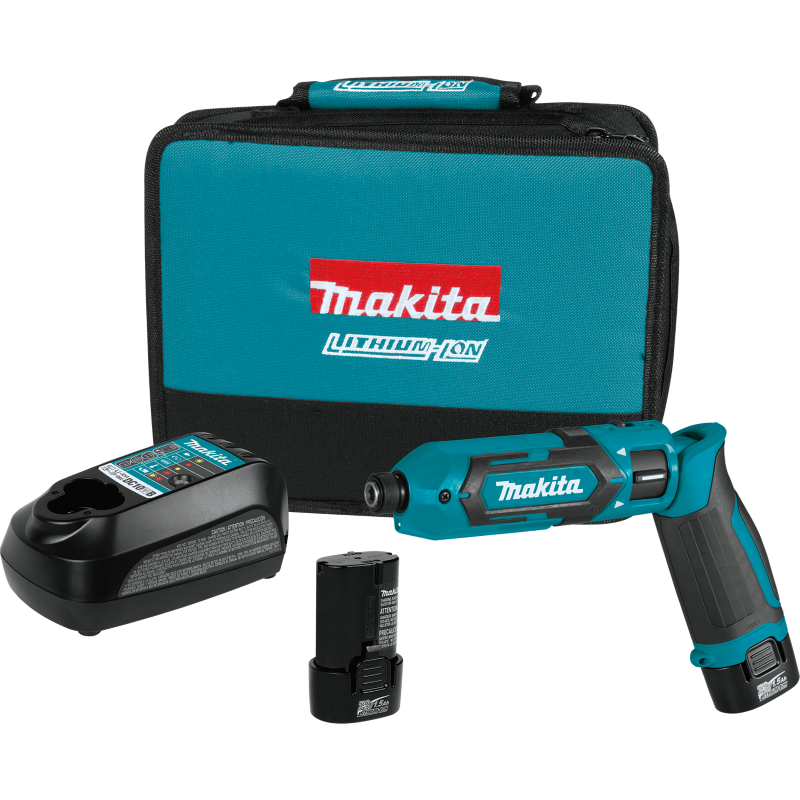 Makita 7.2V Lithium Impact Driver With Batteries And Charger