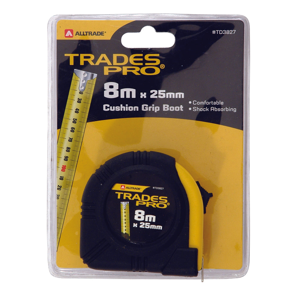 Trades Pro Steel Tape Measure 8M X 25mm