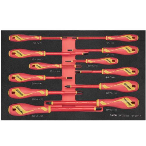 Teng 12pc Screwdriver Set Insulated